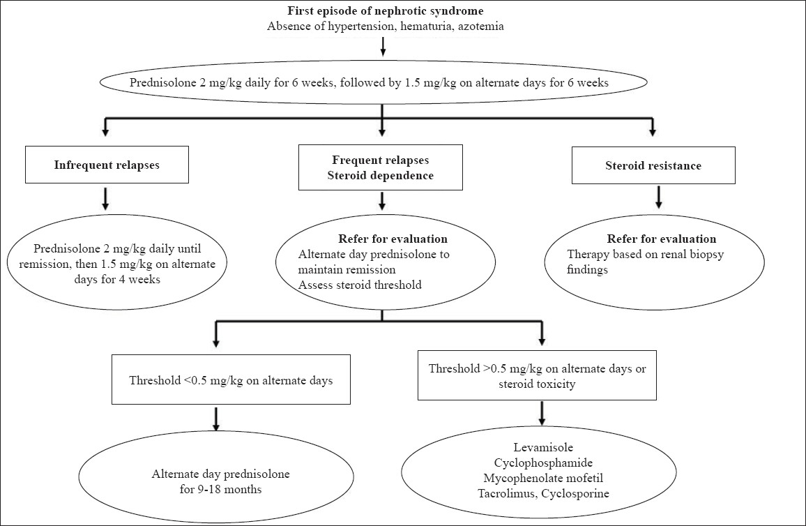 Management of patients with steroid-sensitive nephrotic syndrome