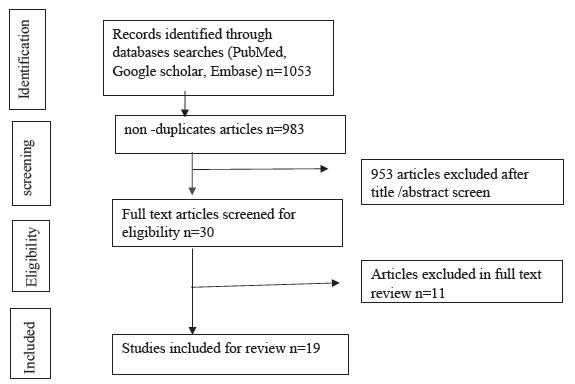 Search strategy flow chart.